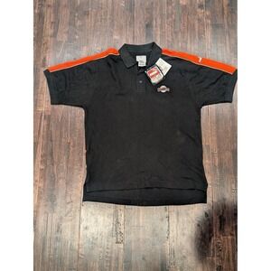 New Vintage 90s Puma‎ San Francisco Giants Shirt Polo Mens M Black MLB Baseball